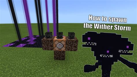 With this, you can spawn the wither storm. . How to spawn a wither storm